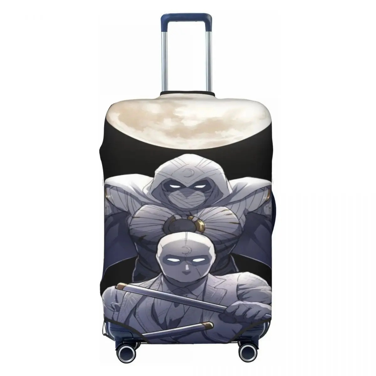 

Custom Fashion Moon Anime Knight Movie Luggage Cover Protector Elastic Travel Suitcase Covers