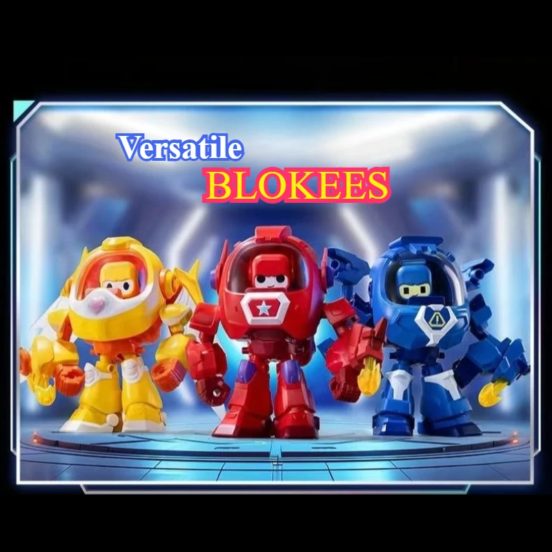 

Строительный блок Blokees, сборная модель для детей, сборка мультяшных игрушек с персонажами в качестве подарков на день рождения, креативное ремесло, сделай сам