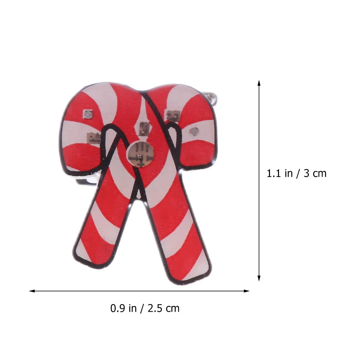 25Pcs Luminous Christmas Brooches Glowing Badge Shirt Enamel Boutonniere for Wedding Halloween Festival Lighting Accessory