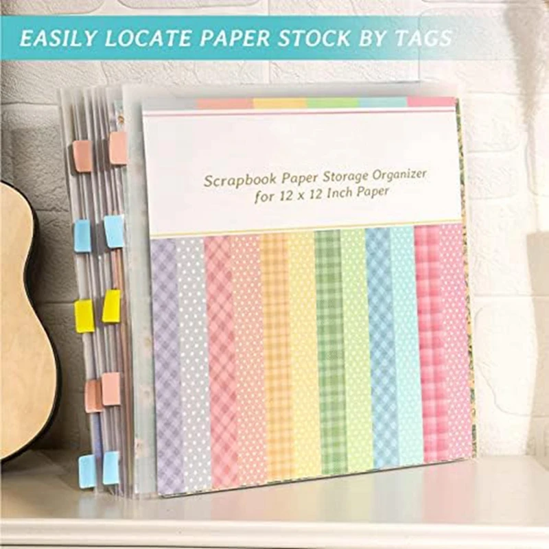 1 Set With 60 Sticky Index Tabs, 10 Pack Plastic Paper Storage Bag For Holding Paper File