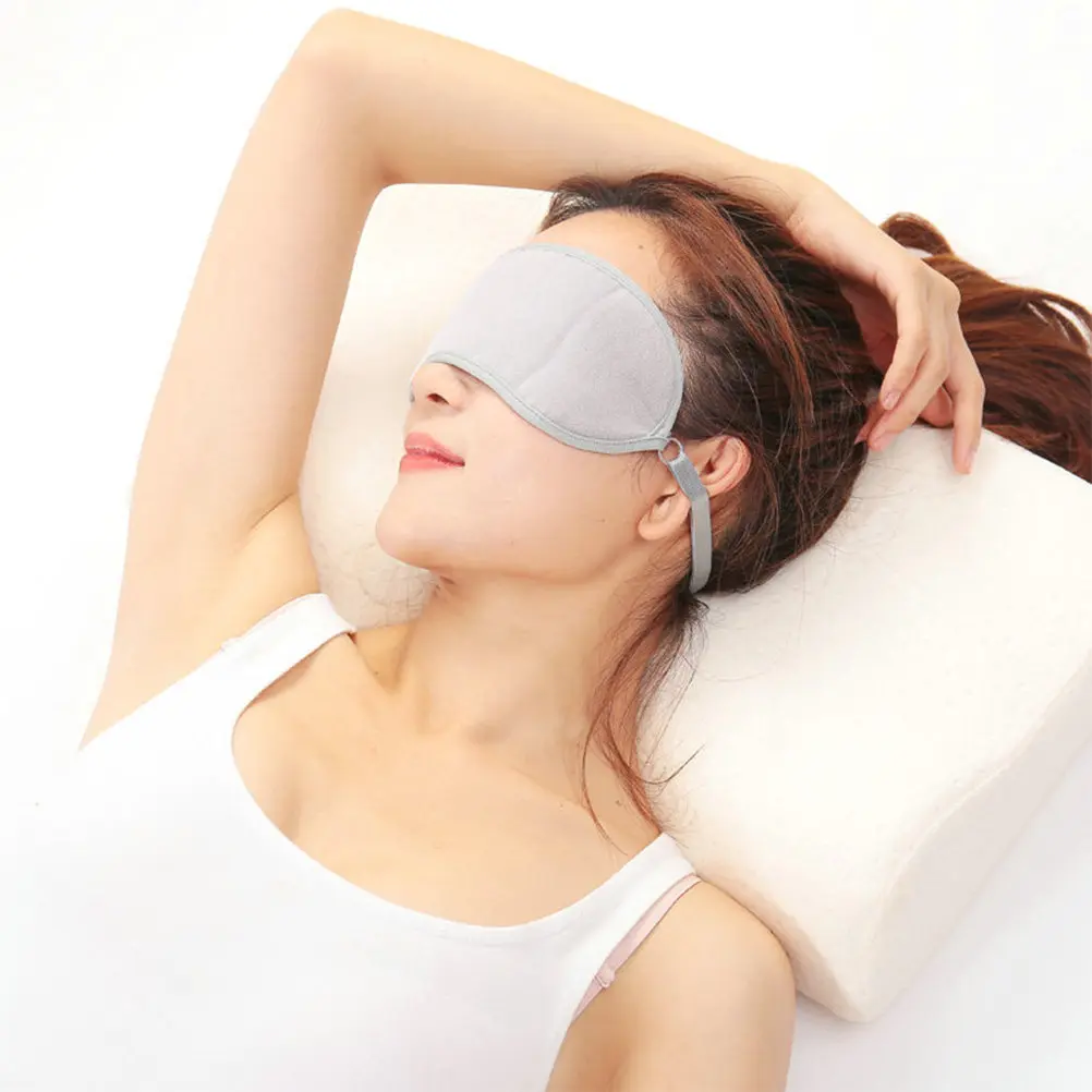 

1Set Magnetic Cloth Sleeping Eye Mask Grey Red Comfortable Lightweight Portable Sleep Aid Home Outdoor Travel Gift