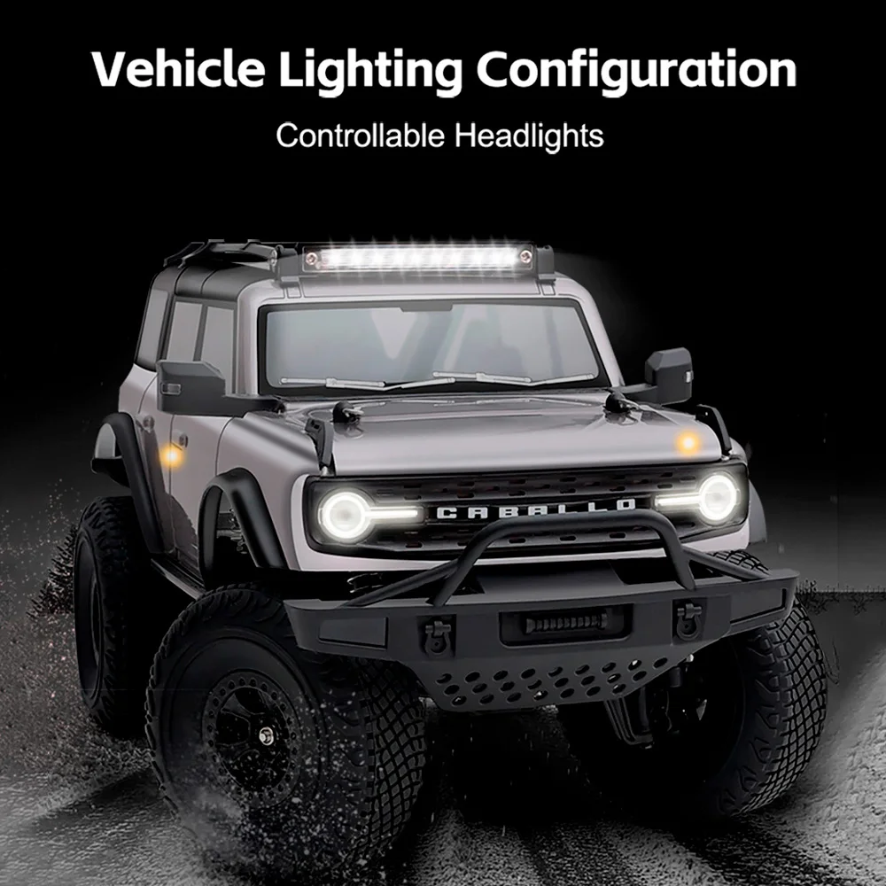 Wltoys RC سيارة 9 كم / ساعة الدفع الرباعي 1/18 CCS كروز 184023 التحكم في الإطارات المطاطية تسلق السيارة #6