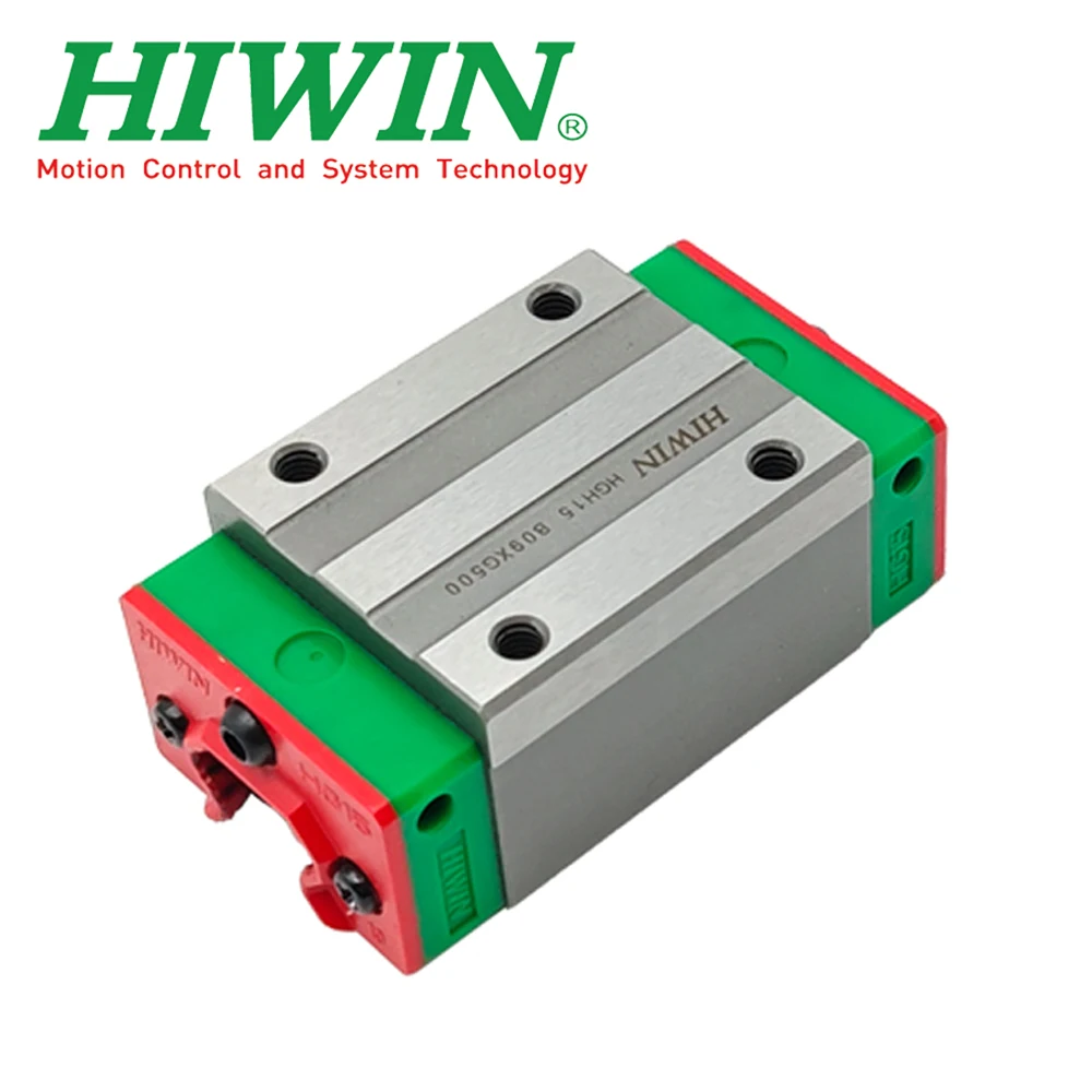 New HIWIN Original HGH15 HGH15CA Linear Guide Rail With Slider High Precision Linear Guide100-550mm +1Pcs Slider 3D Printer CNC