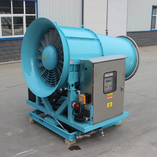 Para a planta de supressão de poeira de mineração agrícola e urbana protege soluções manuais de canhão de névoa de água