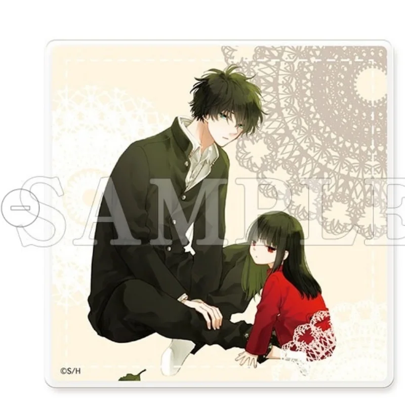 Acrylic Standing Sign Board Keychain Tsuiraku JK to Haijin Kyoushi 10CM Shelf Ornaments Display Mikoto Ochiai,Jin Haiba Fan Gift