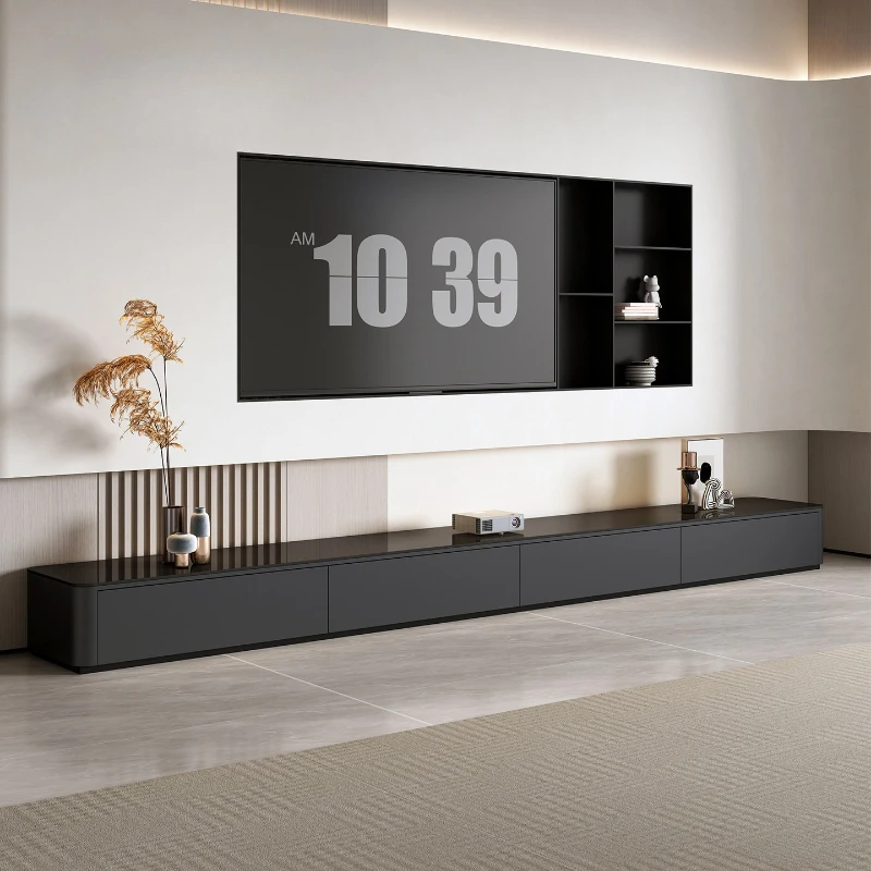 

living room home Tv stand small apartment high-end light luxury floor TV cabinet modern comfortable meuble télé furniture
