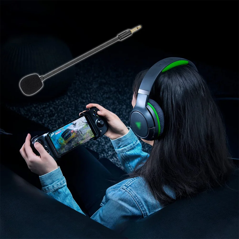 Micrófono de repuesto Aux 3,5mm TRS para Razer Kaira Pro, auriculares inalámbricos para juegos