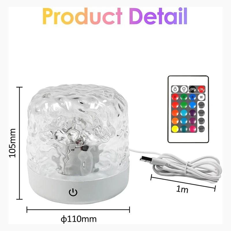 AT14 Northern Light Projector,Ocean Wave Projector Lamp With Remote Control,Aurora Projector Light,For Decor/Home/Gift