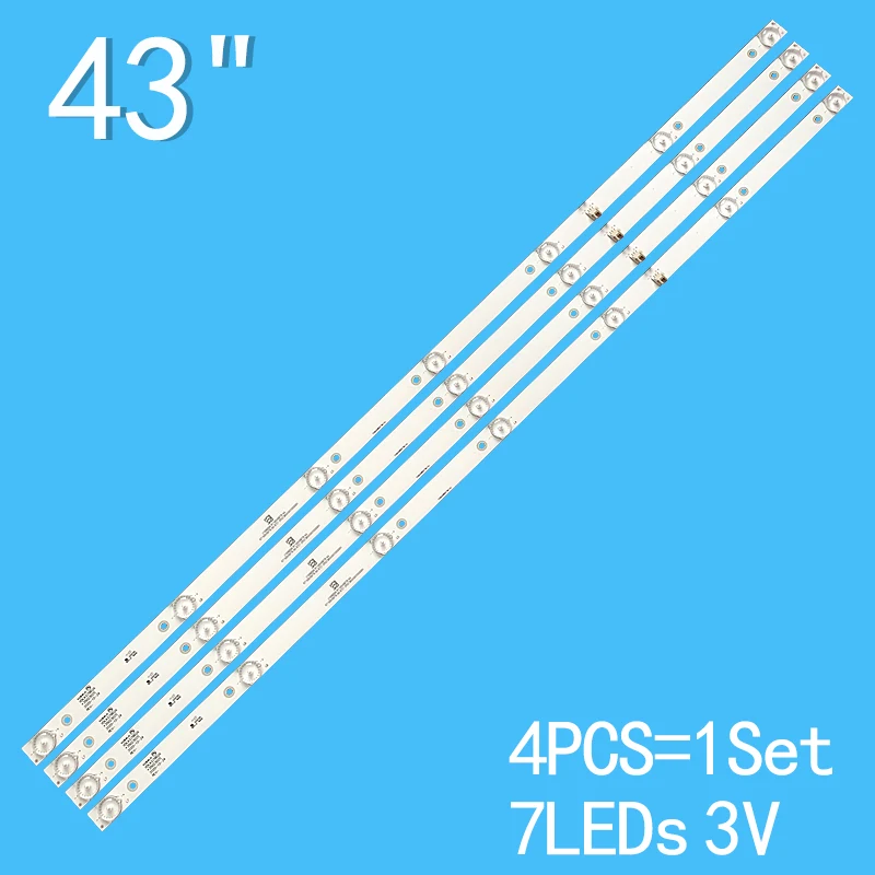 LED backlight strip For LED43X7 LED43GM1 SZKK43D07-ZC22AG-02 303SK430042