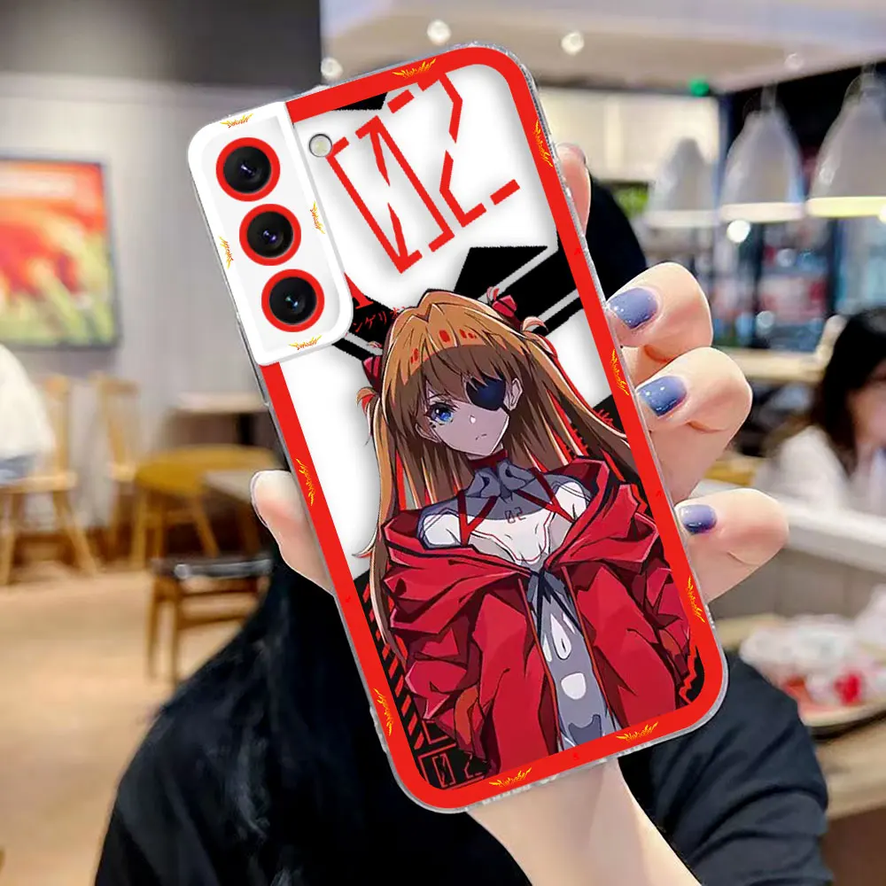 Clear Phone Case For Samsung A73 A72 A71 A57 A56 A55 A54 A53 A52 A51 A36 A35 A32 A26 A25 A23 A22 Cover G-Genesis E-Evangelions view 4