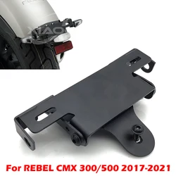 Motorcycle With LED Light License Plate Holder Tail Tidy For HONDA Rebel CMX 300 500 CMX500 CMX300 2017-2020 2021 Accessories