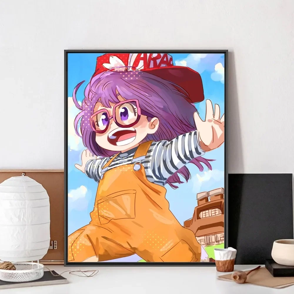 Cartoon Dr Slump Arale Poster No Framed Poster Kraft Club Bar Paper Vintage Poster Wall Art Painting Bedroom Study Stickers