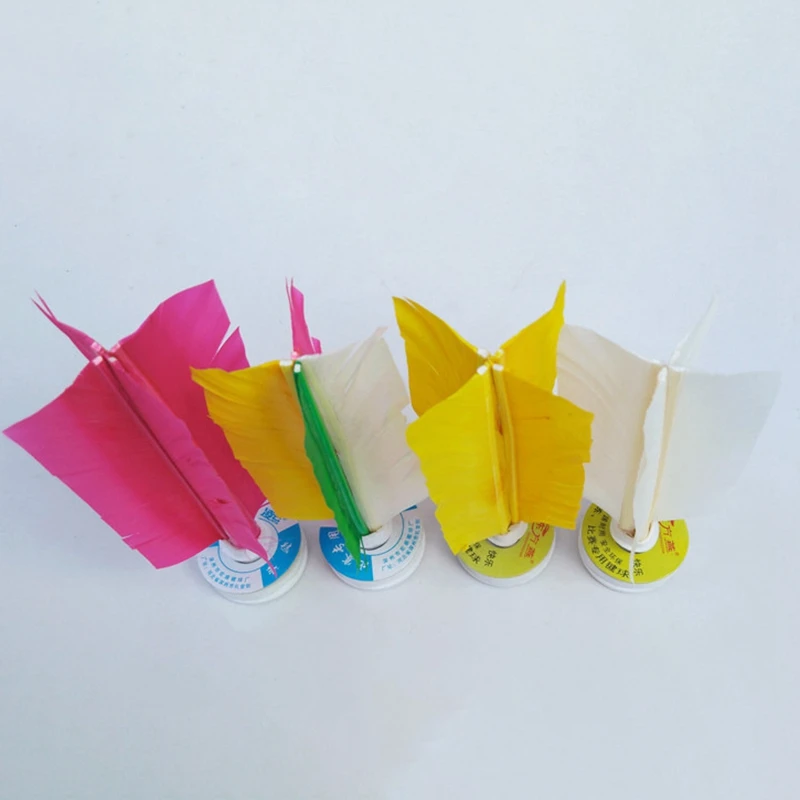 

A64T-6Pack Feather Kick Shuttlecock упражнения для ног уличная игрушка игра Kick Game в помещении и на открытом воздухе для детей, взрослых, подростков
