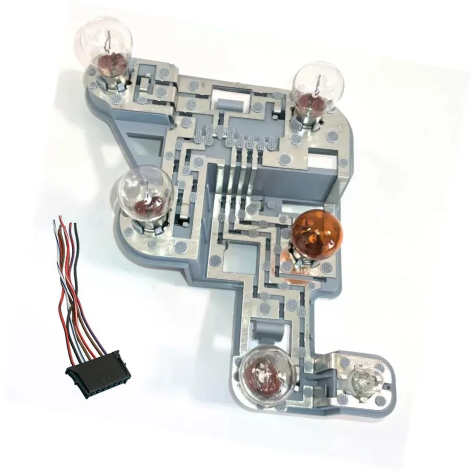 Car Rear Lamp Bulb Holder Bulbs W/ Wiring Plug Harness For Mercedes-Benz W204 C-Class A2048201500 Left Right Side Tail Light