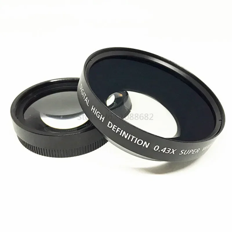 58mm 55mm 52mm 49mm 46mm 43mm 37mm High Resolution Deluxe Digital Lenses Adapter Wide Angle Lens Converter for DSLR Camera