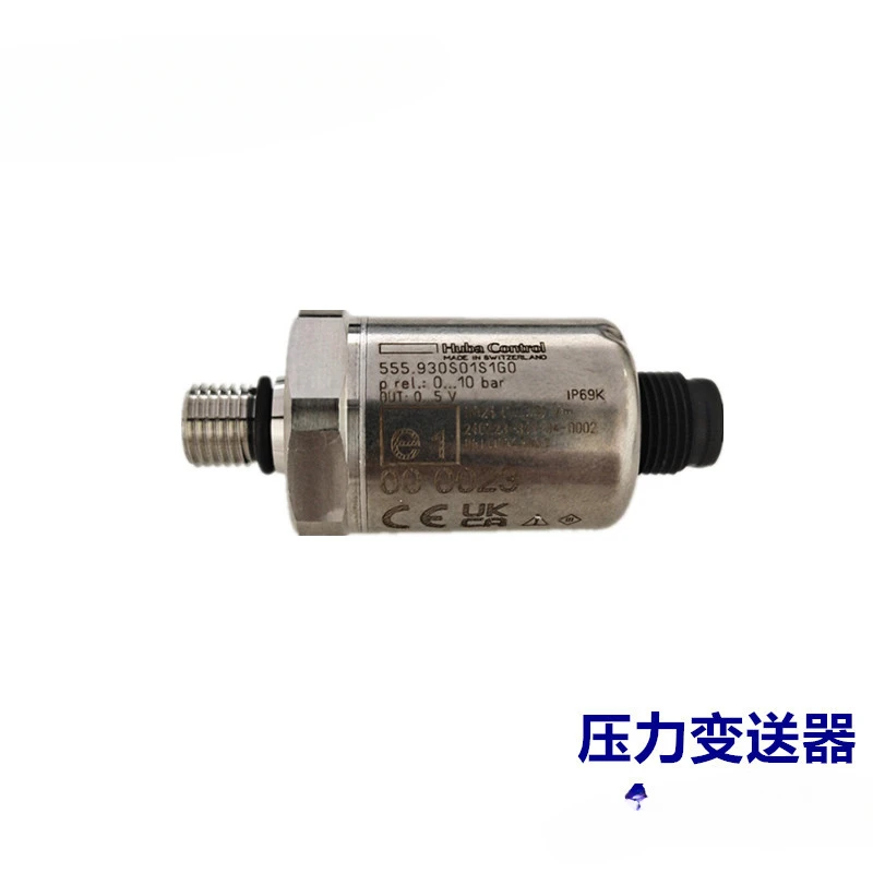 HUBA pressure transmitter 555.930S01S1G0 0-10BAR output 0-5V 3/8-24 UNF-2A