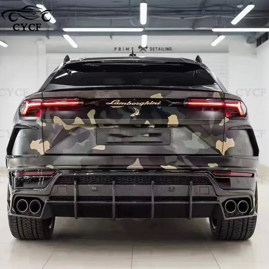 

Для Lamborghini URUS: карбоновый задний диффузор, спойлер на задний бампер, сплиттер, комплект обвеса, автомобильные аксессуары