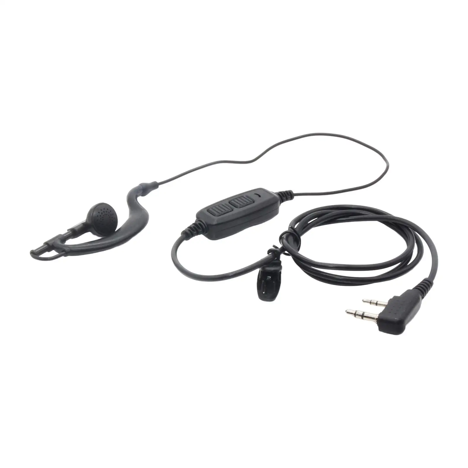 Dual PTT Switch Earpiece Earphone with Mic Portable for 82 Providing Clear Sound Quality Simple and Fashion Compact Durable