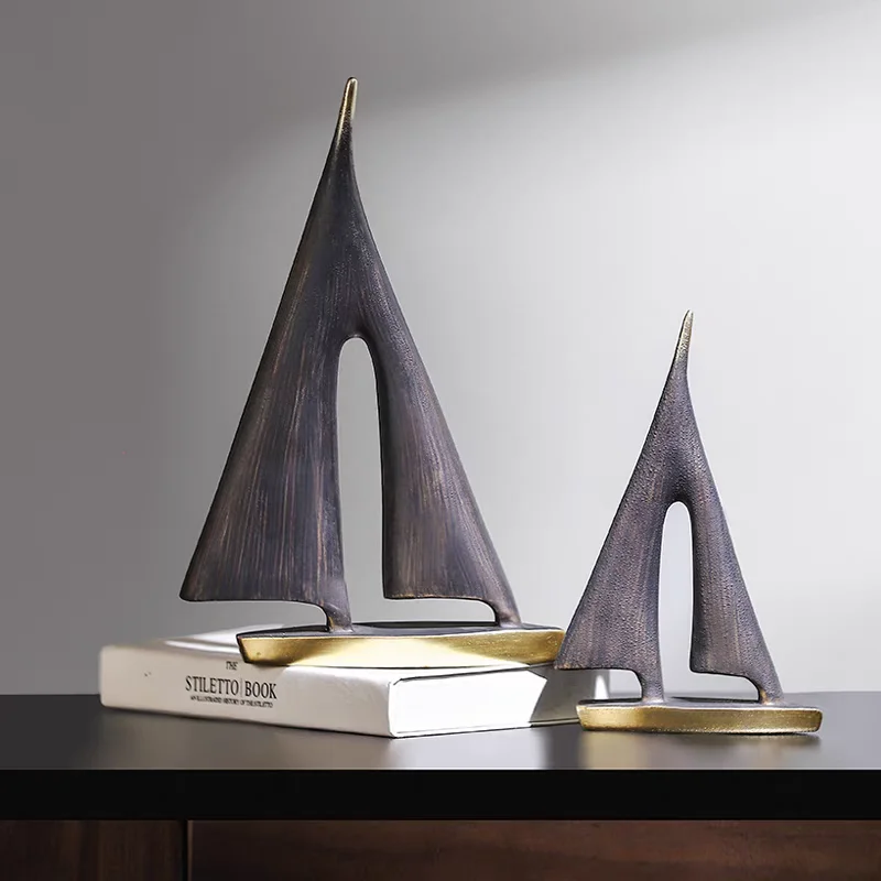 Smooth Sailing Boat Creative Decoration for Home Living Room Wine Cabinet TV Cabinet Office Desktop Decoration