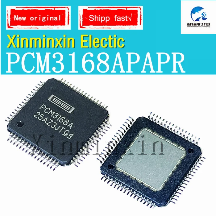 10PCS/LOT PCM3168APAPR PCM3168A HTQFP64 SMD IC Chip 100% New Original In Stock