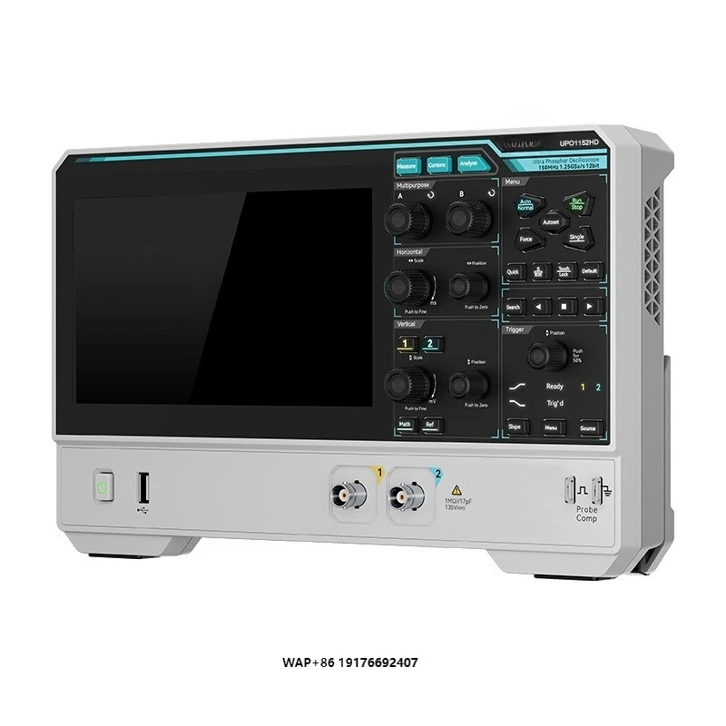 

UPO1152HD 150M Dual Channel High-Precision Digital Oscilloscope with 7inch HD Touchscreen