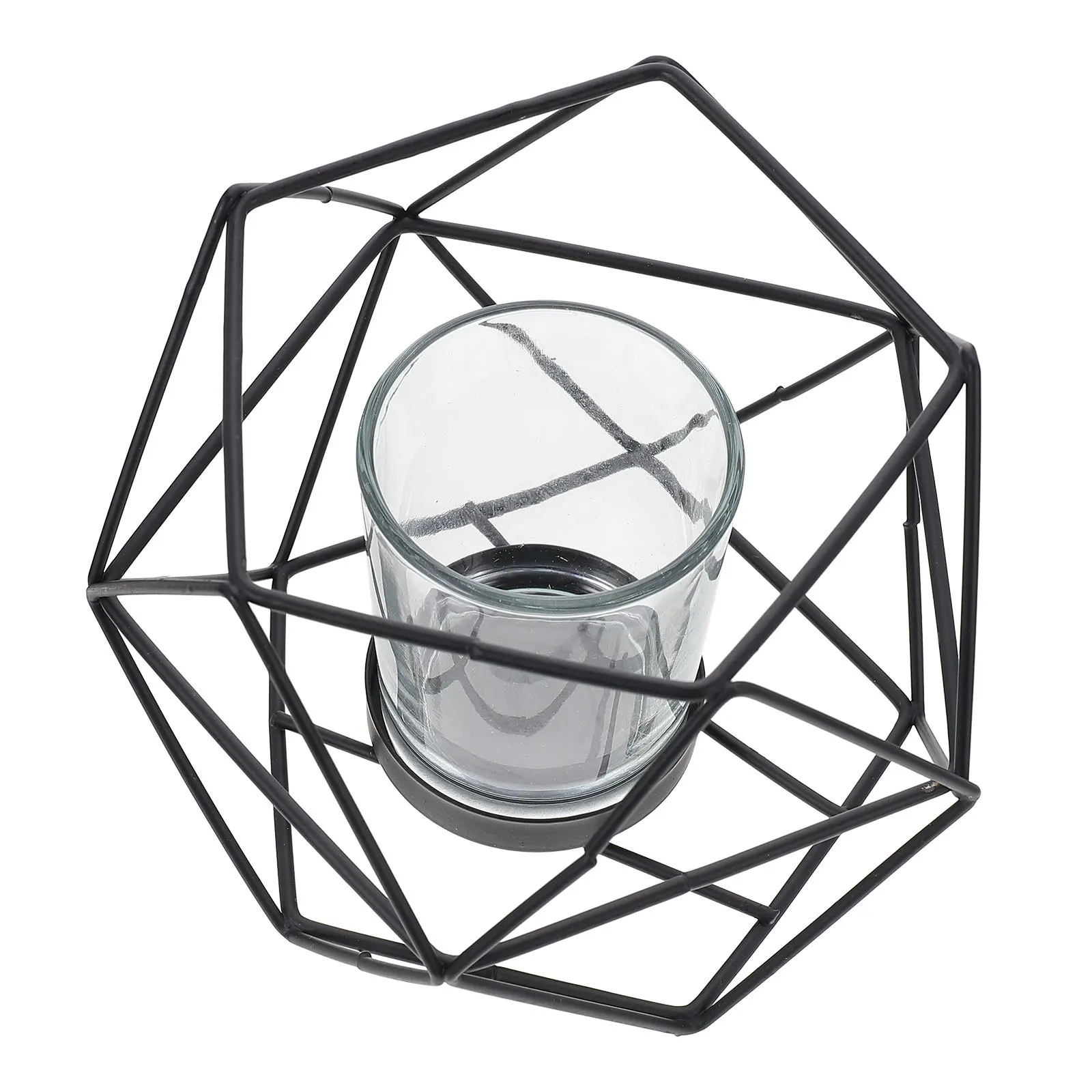 

1Set Creative Candlestick Unique Delicate Handicraft for Home Wedding Layout Holder Stand