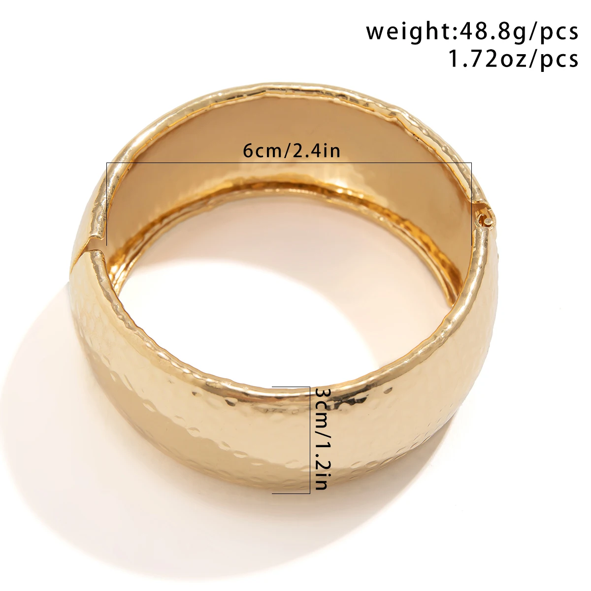 Exaggerated Punk Big Heavy Metal Wide Closed Bangles for Women Trend 2024 Vintage Arm Bracelet Pulseras Grunge Jewelry Steampunk