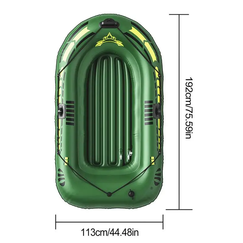 Opblaasbare Boten Volwassen Opblaasbare Vissen Kajak Drift Boot Watersport Kano Kajak Zee Vissen Rubberboot Met Roeispanen Luchtpomp