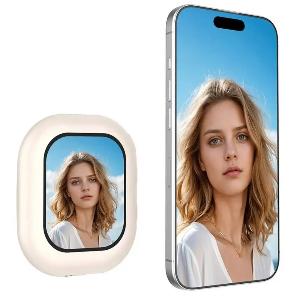 

Rear Camera Controller Selfie Mini Screen Kits Magnetic Monitor for IPhone 17 16 15 Pro Max Phone Lens Vlog Photography Photo T3