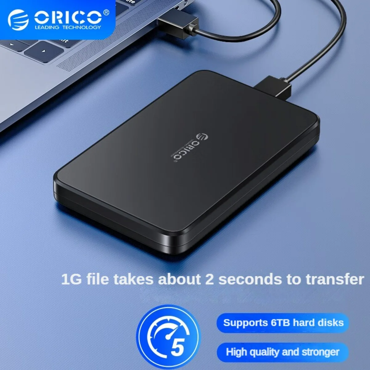 

ORICO 2.5 '' HDD Case SATA to USB3.0 5Gbps / USB-C 6Gbps External HDD Enclosure for SSD Disk HDD PC Laptop Notebook Accessories