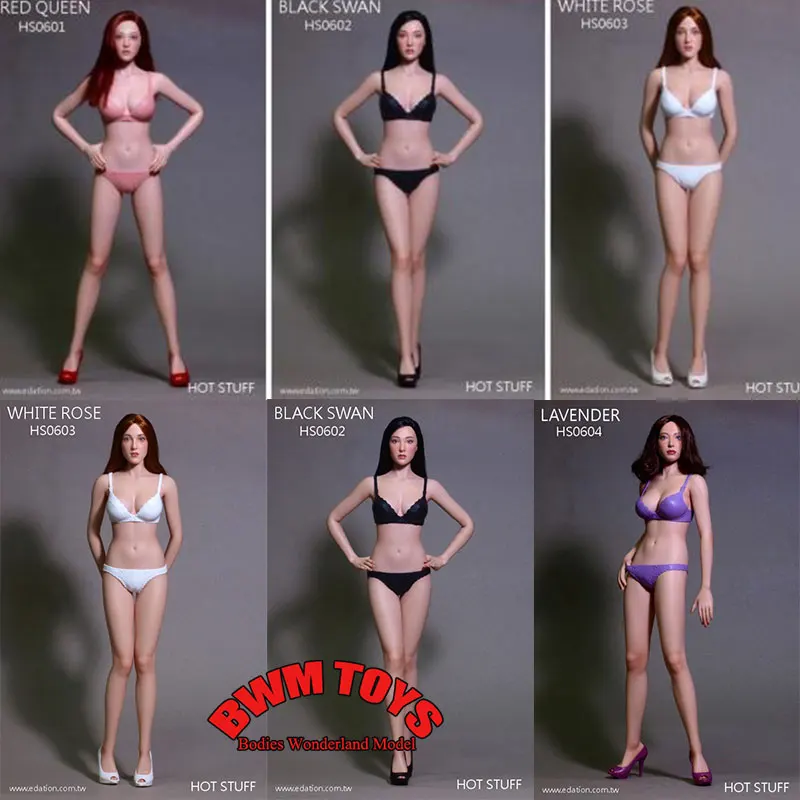 

InStock HOT STUFF HS0601234 1/6 Scale Sexy Seamless Body with Bra Moveable Female Soldier 12inch Action Figure Doll Collection