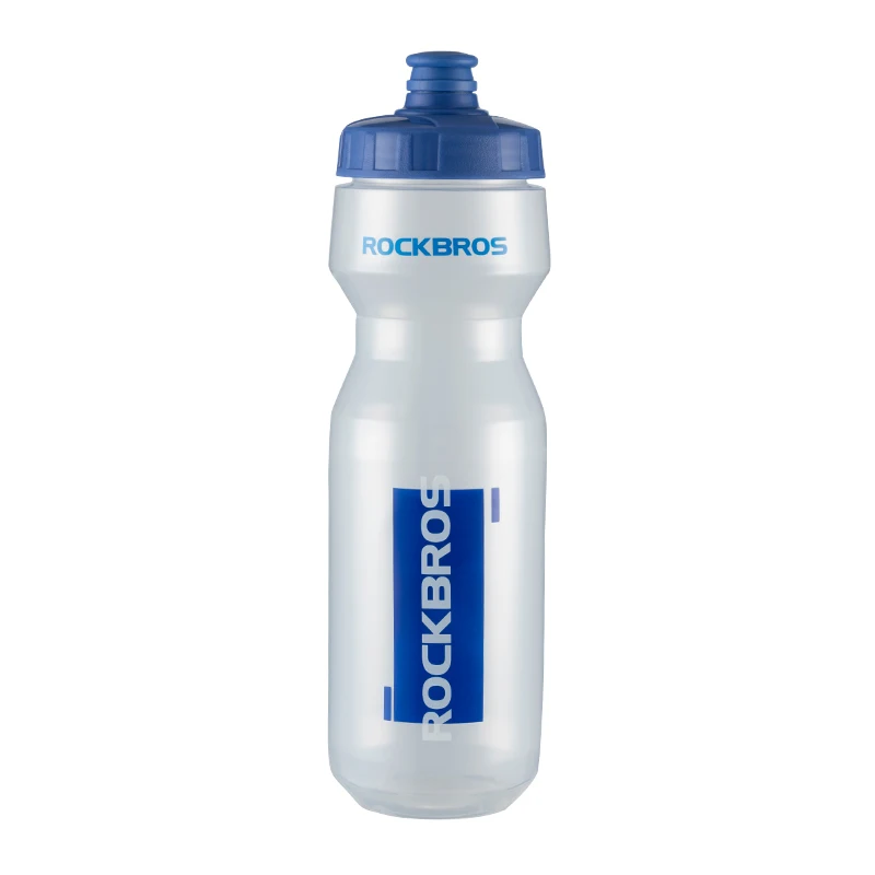 ROCKBROS 750 ml Fahrrad-Wasserflasche aus Kunststoff für Sport, Fitness, Laufen, Wandern, Wasserkocher, auslaufsicherer Fahrrad-Flaschenhalter