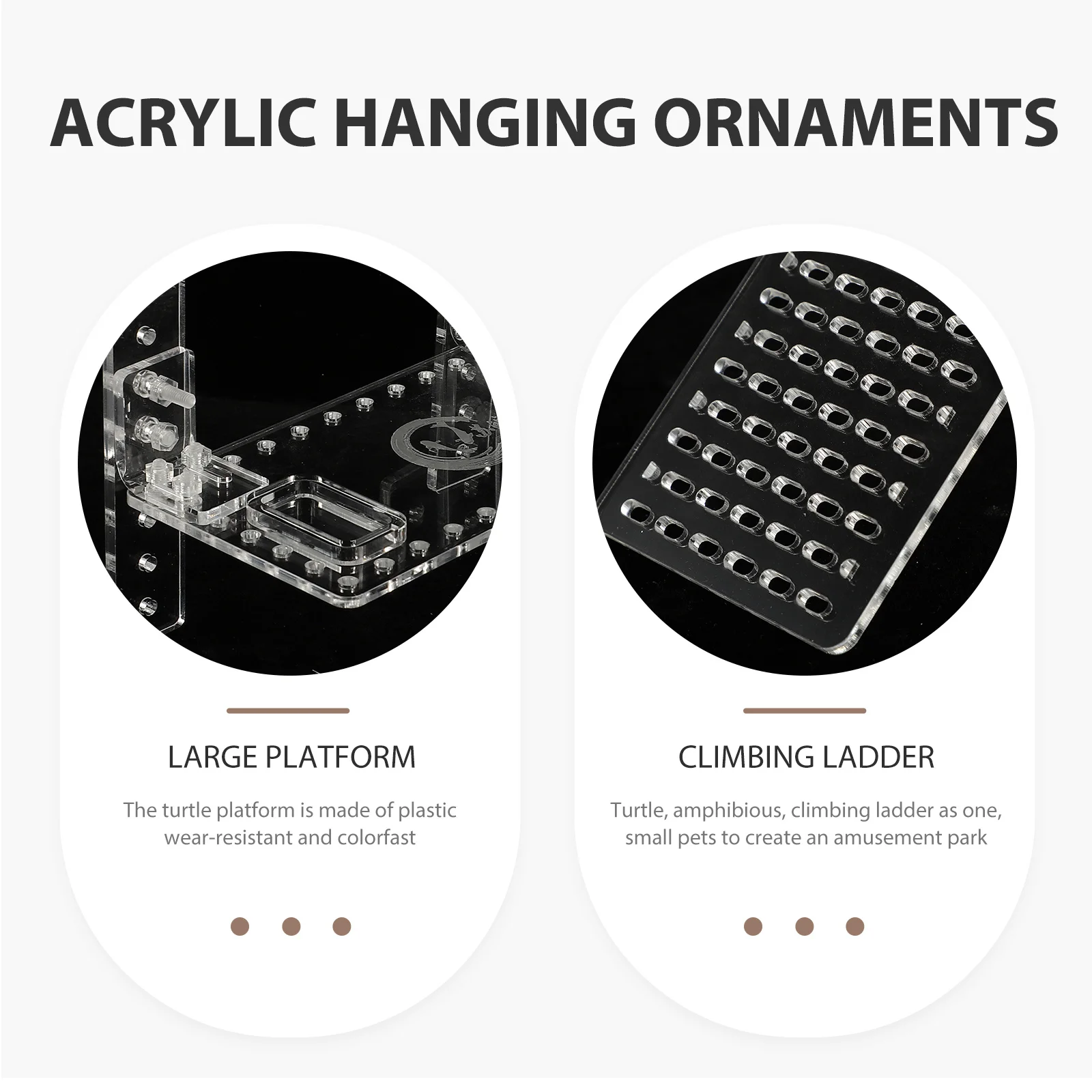 

1Pcs Hanging Turtle Basking Platform Strong Load-Bearing Floating Tortoise Terrace Reptile Climbing Island Aquarium Turtle Tank