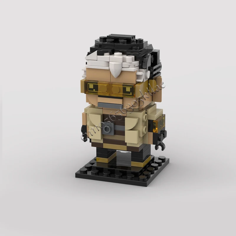 172 pièces MOC Figurines de dessins animés classiques VALORANT Modèle Puzzle personnalisable Architecture DIY Kits d'assemblage créatifs Éducatifs Jouets Cadeaux