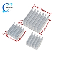 3PCS Adhesive Raspberry Pi Heatsink Cooler Pure Aluminum Heat Sink Set Kit Radiator For Cooling Raspberry Pi 2 B