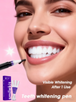 No Sensitivity, All Brightness: Purple Instant Teeth Whitening Pen for Stain-Tartar Clean & Radiant Smile