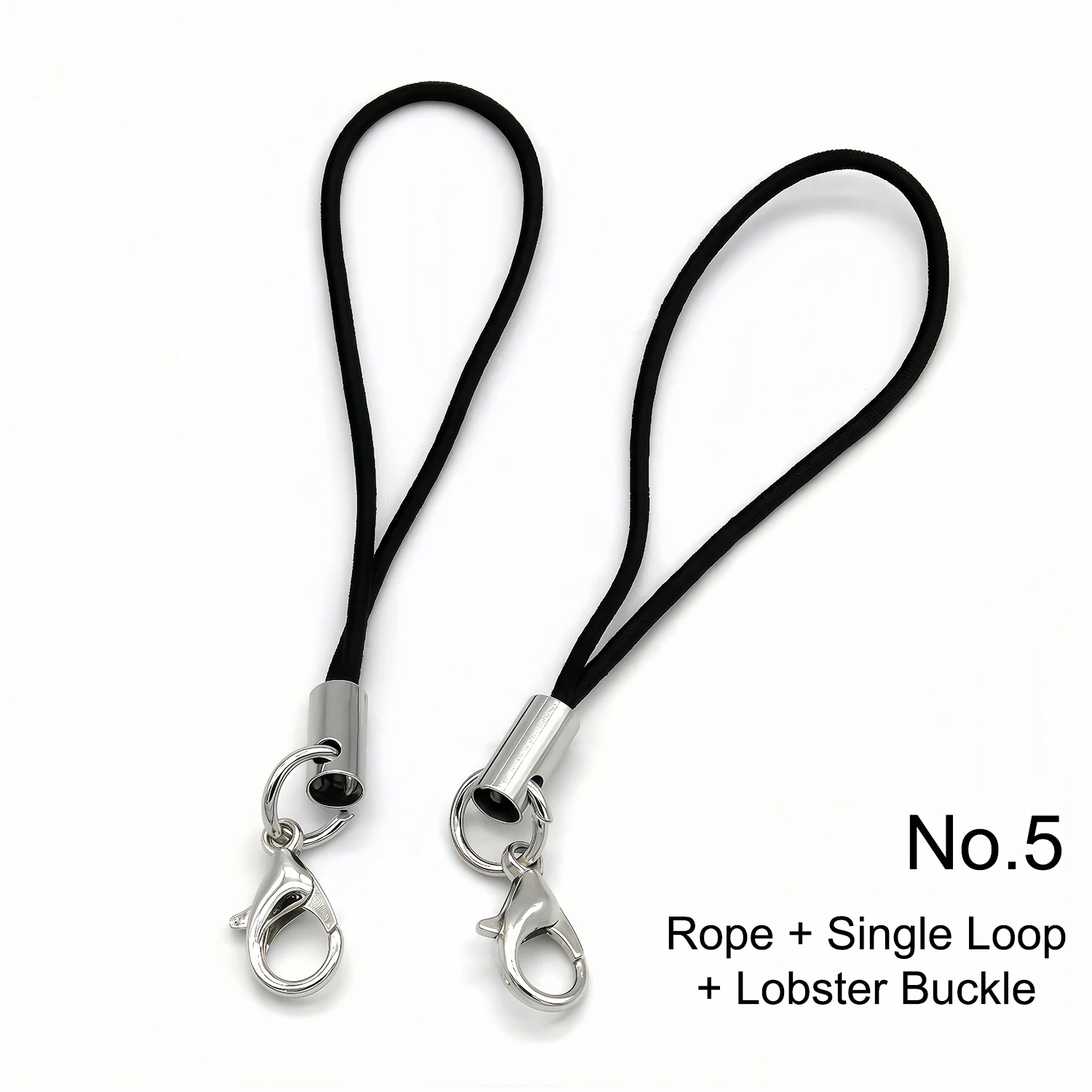 20/50 Stück Elastische Lanyard-Schnüre mit Karabinerhaken, Schlüsselanhänger-Haken, Mobiltelefon-Zubehör, Anhänger, Schlüsselring-Zubehör – Detail 10