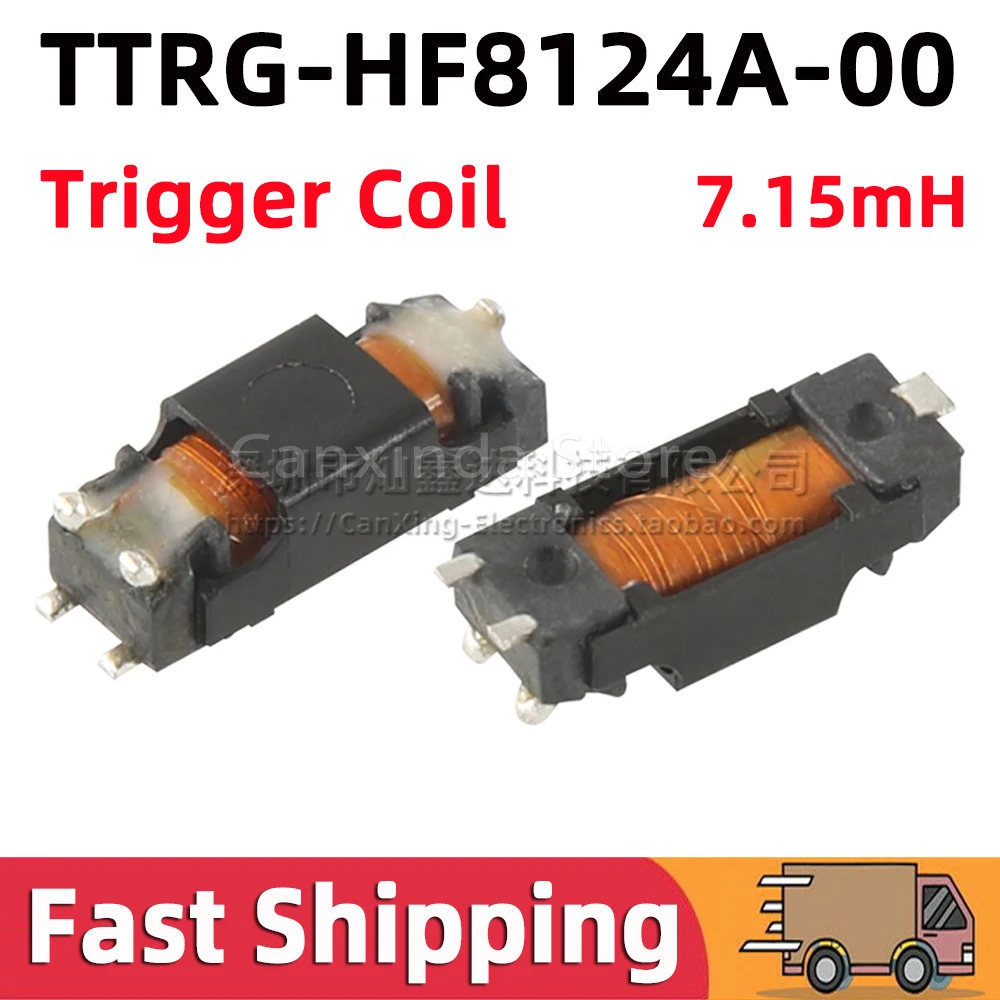 

5pcs TTRG-HF8124A-00 TTRG HF8124A00 patch miniature for mobile phone flash Light tube trigger coil 7.15mH inductance inductor