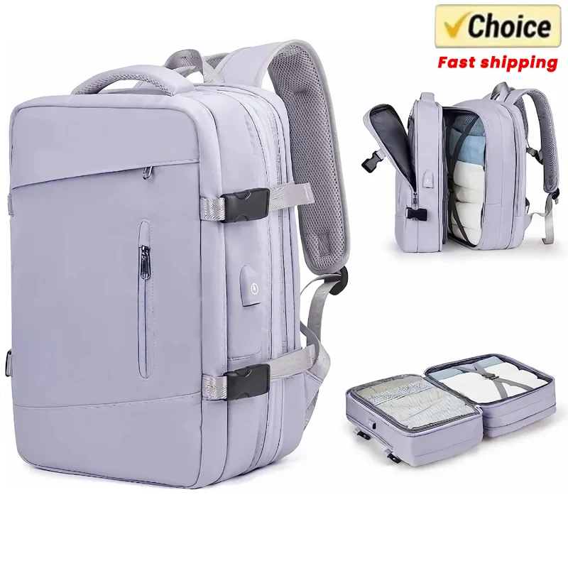 Expandable Airplane Travel Backpack For Women Men Laptop Bag Luggage Man Large Capacity Bags Business Multifunctional Backpacks