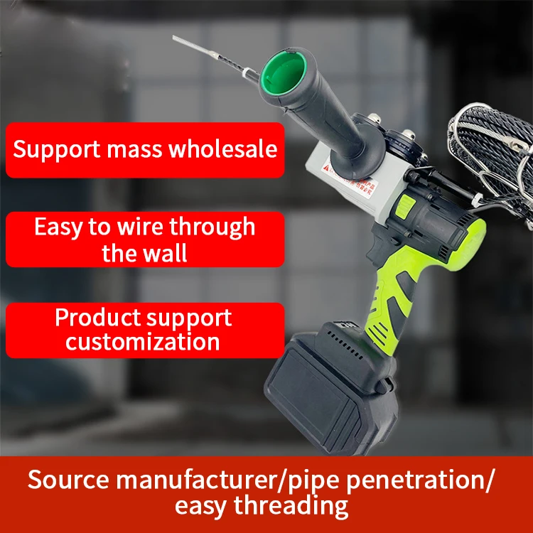 portable Threading electric concealed tube threader cable pulling machine automatic electric pullers