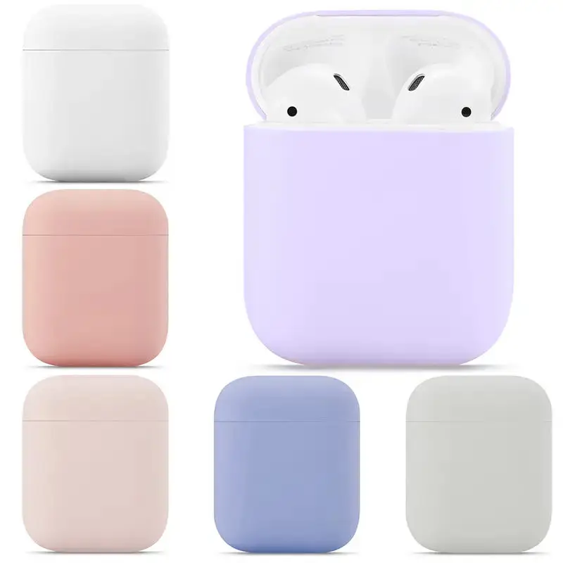 Soft Silicone Anti-fall Cases For Apple Earphone Airpods 1st 2nd Case Wireless Earphone Cover For AirPods 2 1 Cover Accessories