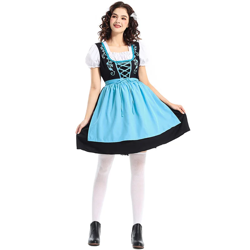 Adulto Mh Costume tradizionale del festival della birra loween Grembiule Dr Wine Estate Abbigliamento da lavoro Faion da donna etnico Autunno 2025