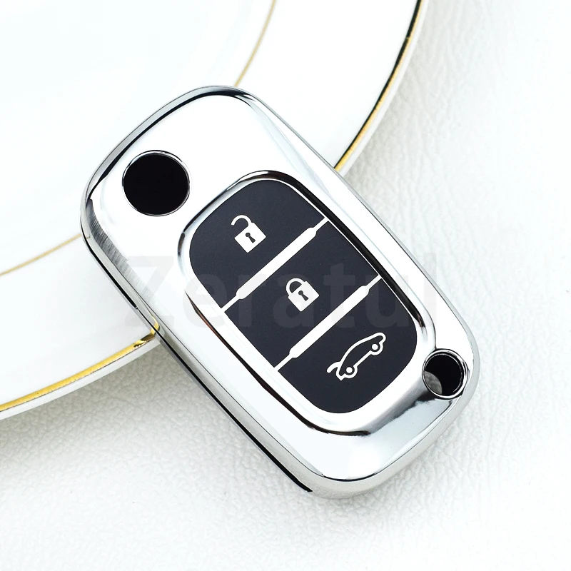 Shell For Renault Fluence Clio Megane For Mercedes For LADA Vesta Granta XRay Kalina Priora Sedan Sport TPU Car Key Case Cover image 3