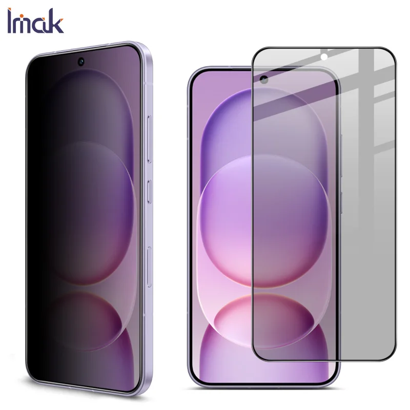 

IMAK Антишпион защитное стекло для Honor Magic8 Pro Air 5G, поддержка сканера отпечатков пальцев