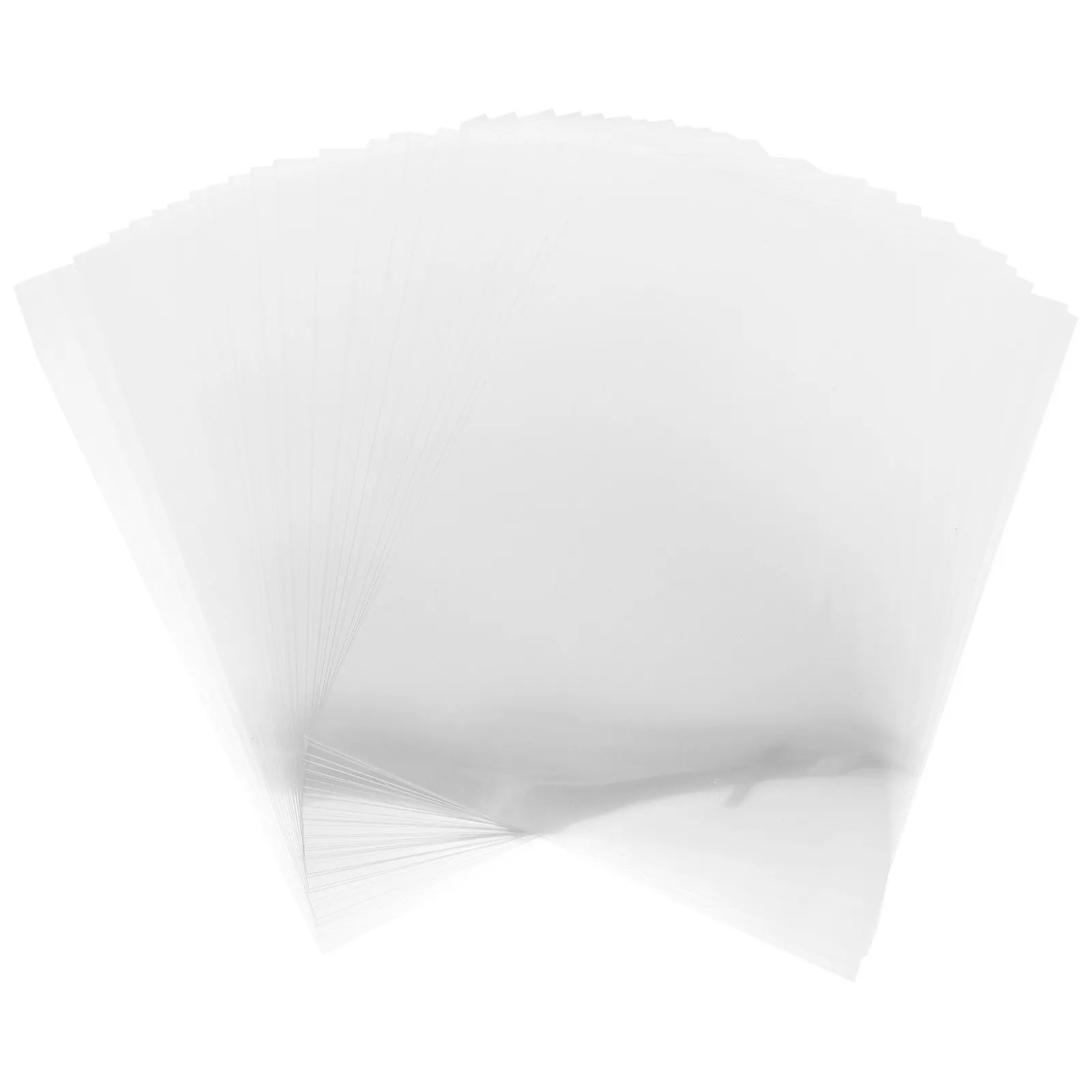 A4 Clear Binding Covers 100 Pack Transparent Plastic Sheets for Reports Presentations and Document Protection