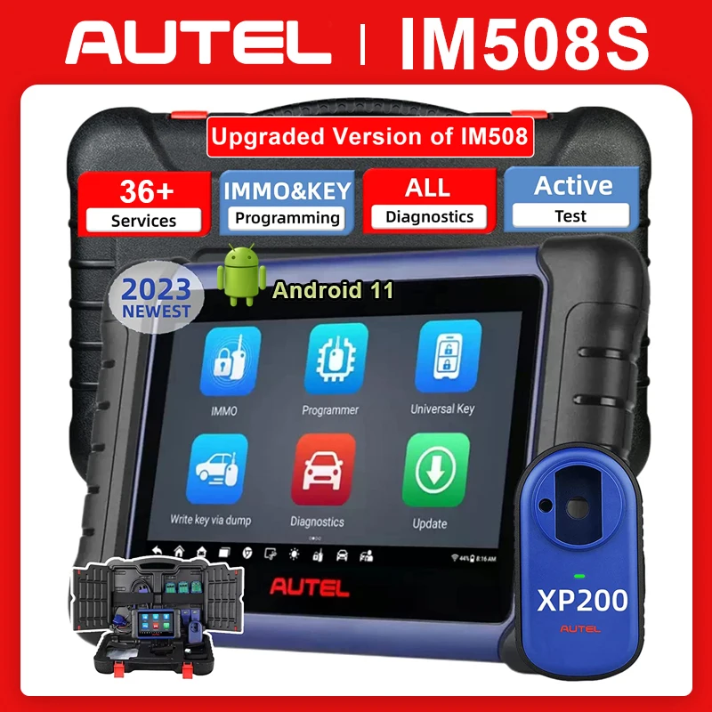 Autel MaxiIM IM508S XP200 IMMO Programming Diagnostic Tool OBD2 Auto Automotive Scanner All-in-One Key Programmer PK IM608