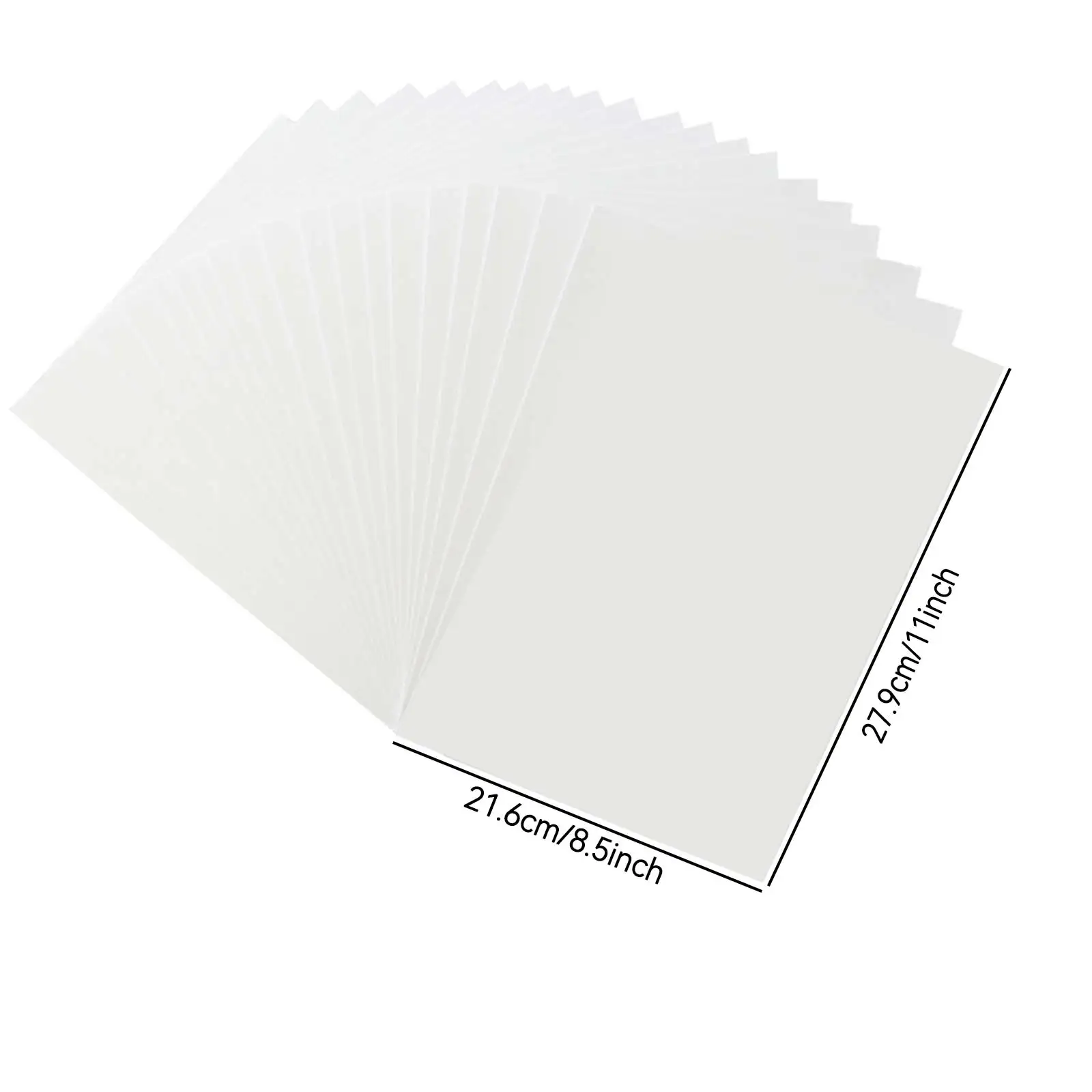 5 أوراق 8.5X11 بوصة ورق نقل الحرارة للقمصان القابلة للطباعة نقل الحرارة الفينيل للحديد على نقل النافثة للحبر