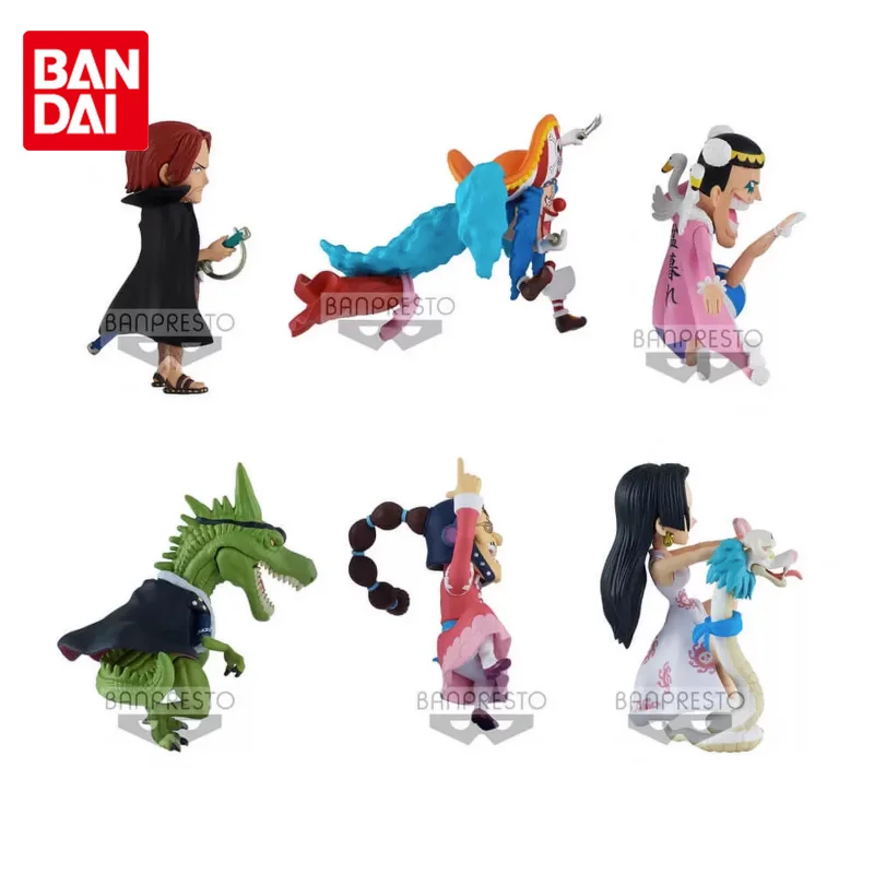 

Original Banpresto One Piece WCF Vol.05 WT100 Views Shanks Buggy Boa·Hancock Anime Action Figures Toys for Boys Girls Kids Gift