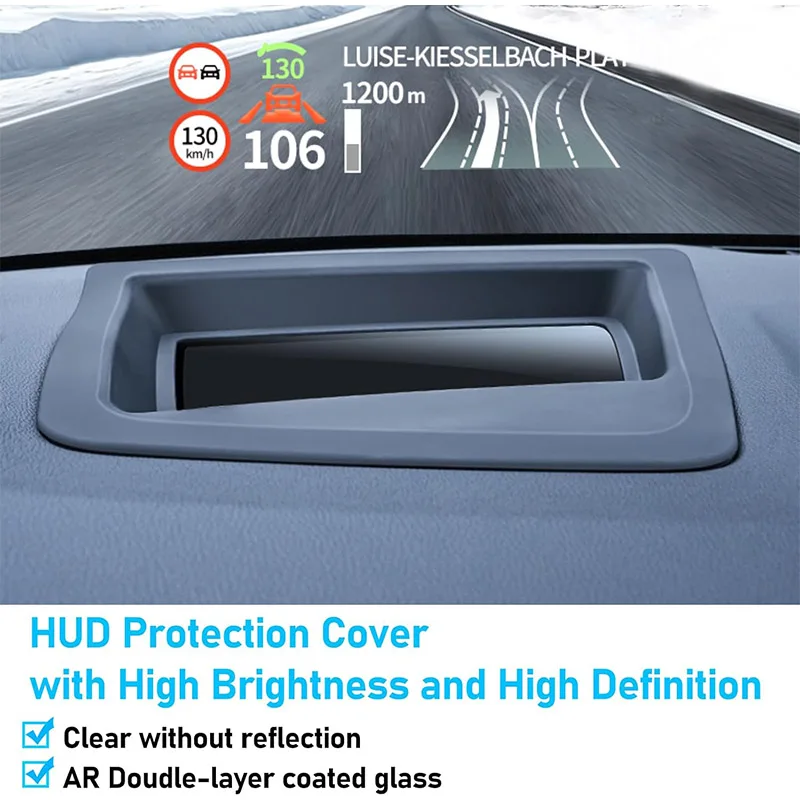 For Toyota Camry XV70 2018-2023 2019 Car Hud Display Protective Cover HD Tempered Glass Anti Reflection Head Up Screen Dustproof