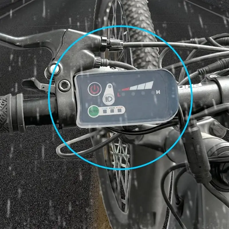 Electric Bike Display Silicone Protective Case Speed Control Instrument Screen Cover E-bike Dashboard Accessories